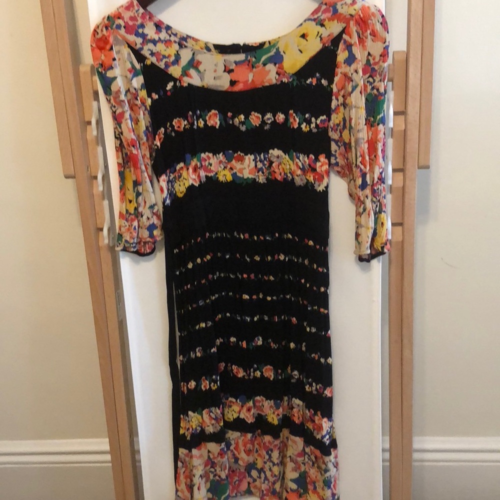 TOPSHOP Cute floral vintage cocktail dress
